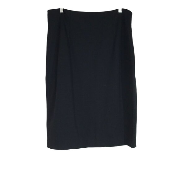 Halogen Dresses & Skirts - HALOGEN - WOMEN'S 16 - BLACK RAYON BLEND PENCIL SKIRT